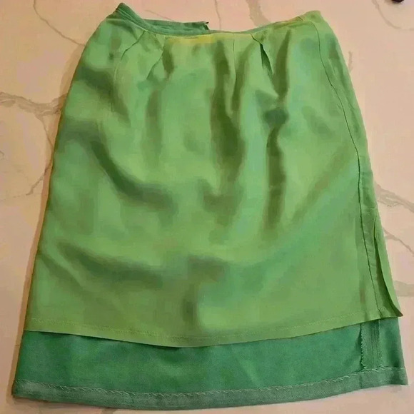 Jones New York Womens Lined Midi Skirt Clover Green size 6 - Picture 6 of 6